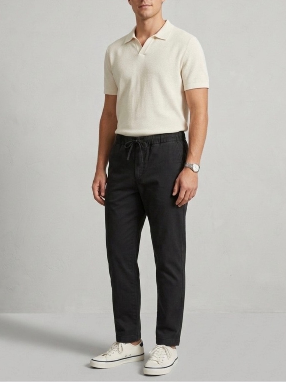 Everlane The Easy Pants Sz XL Organic Cotton Twill Pull On